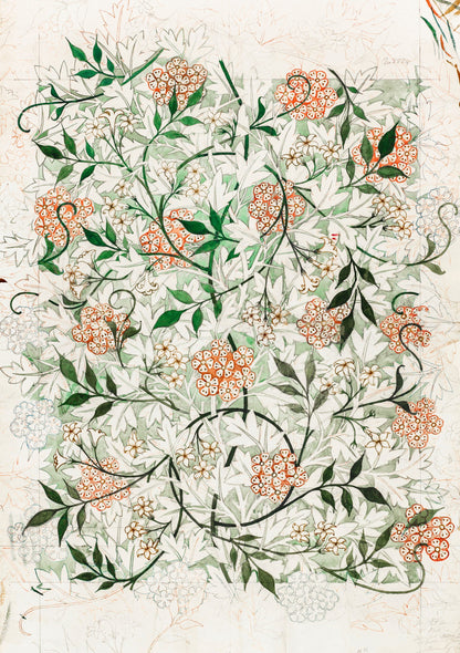 William Morris Jasmine print (1800s) Posters, Prints, & Visual Artwork The Trumpet Shop   