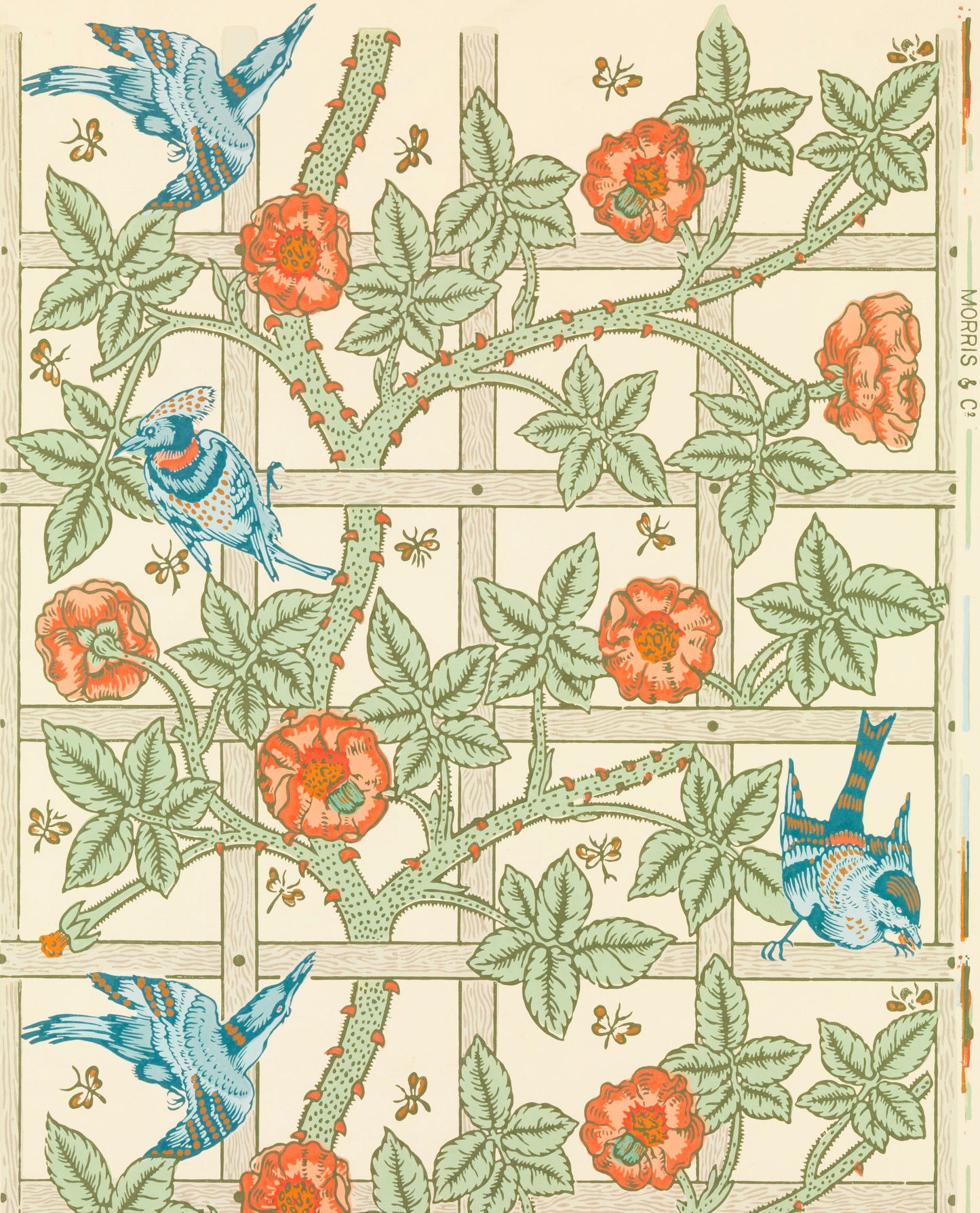 William Morris floral artwork "Trellis" (1800s) Posters, Prints, & Visual Artwork The Trumpet Shop   