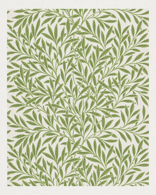 William Morris floral design "Willow" wall art print (19th C) Posters, Prints, & Visual Artwork The Trumpet Shop   