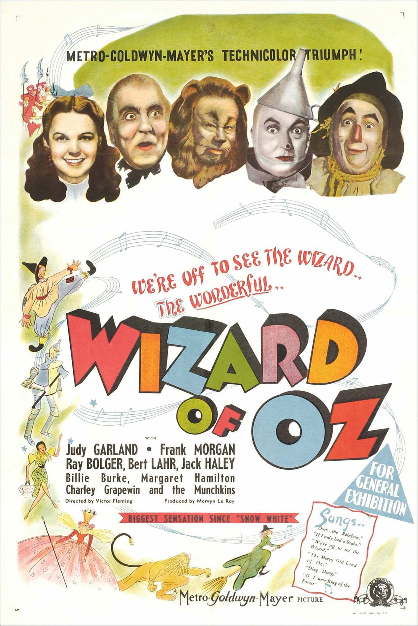 Wizard of Oz poster art print, MGM (1939)  The Trumpet Shop   