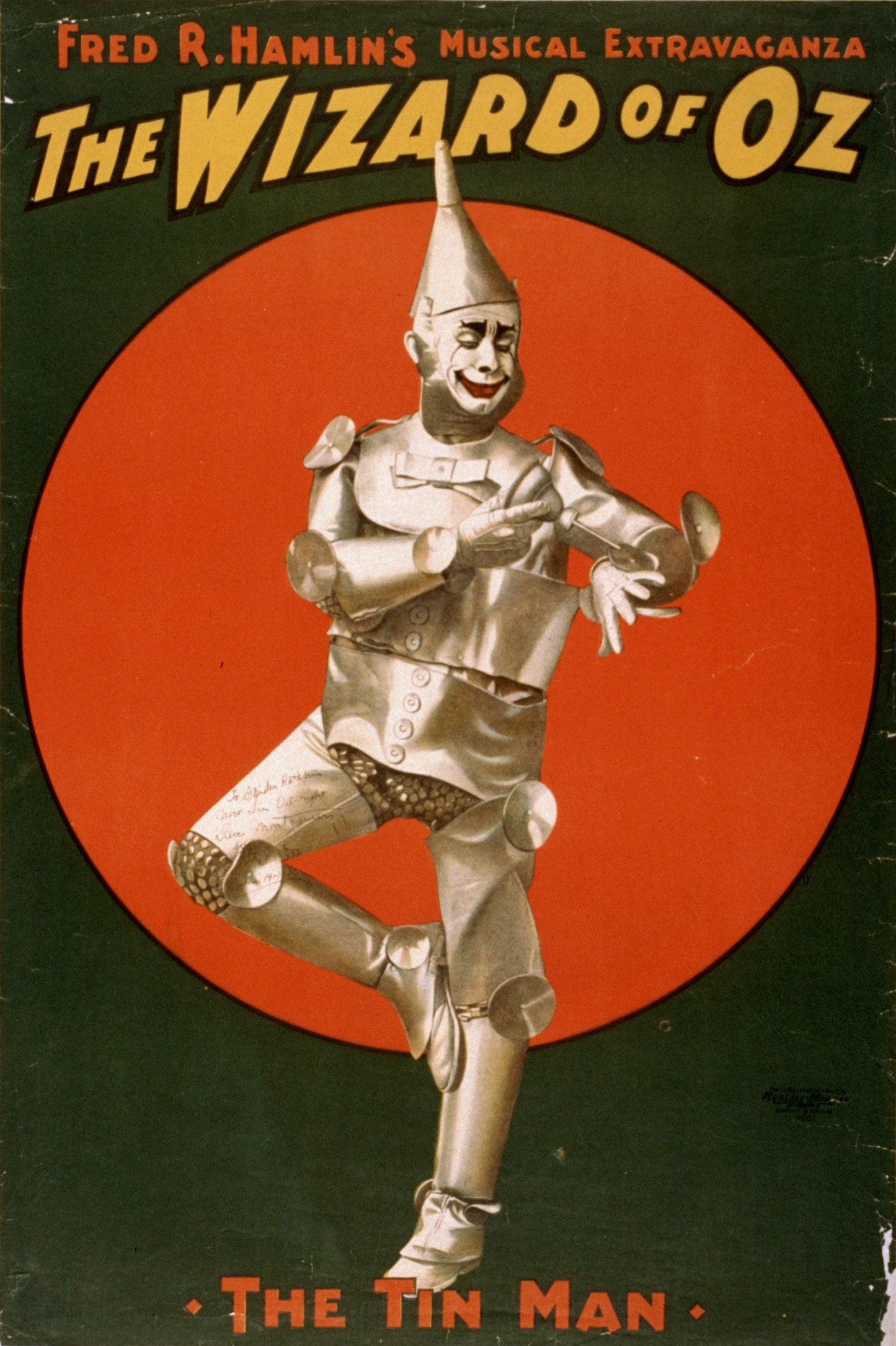 Wizard of Oz poster art print (The Tin Man) (1903)  The Trumpet Shop   