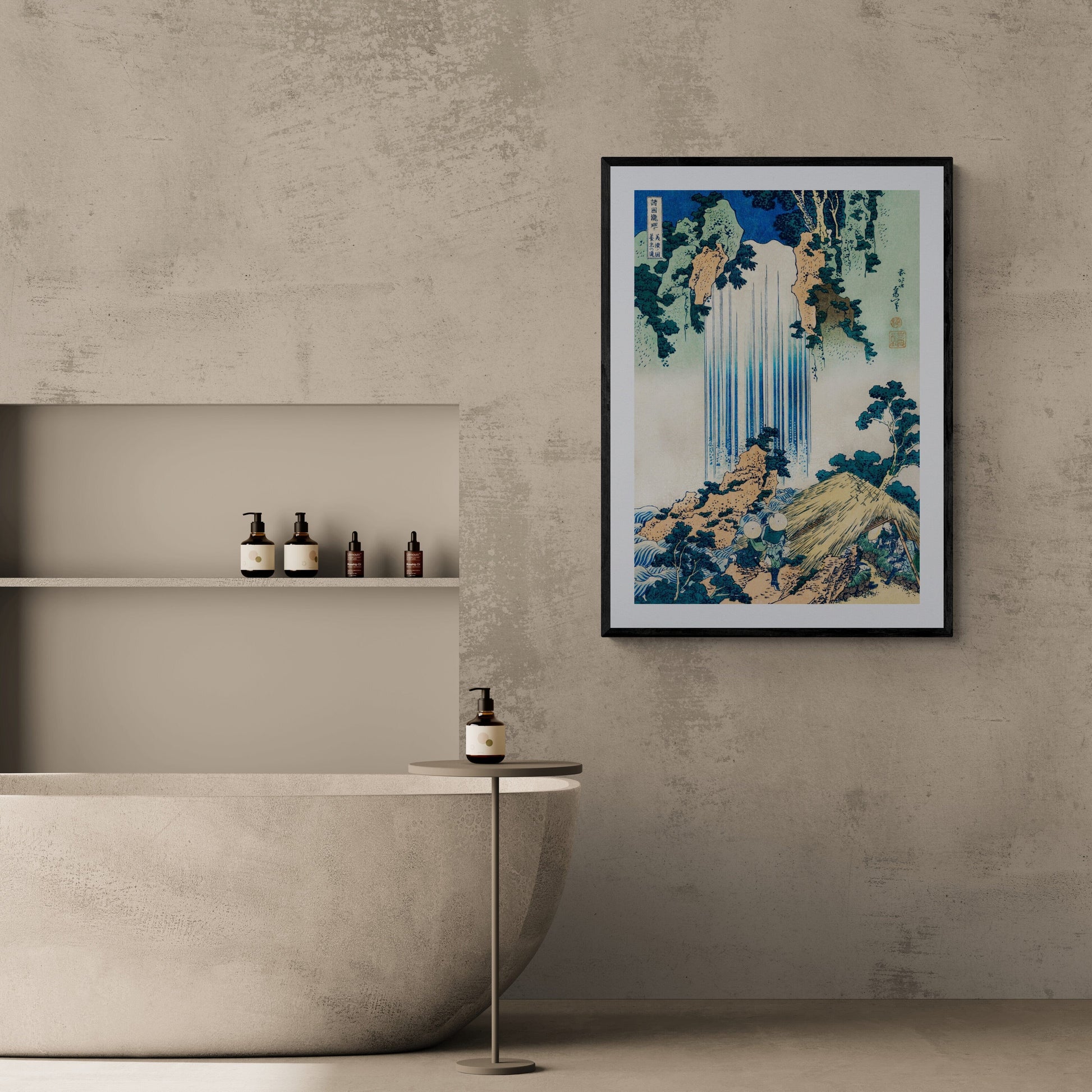 Yoro Waterfall artwork (1800s) | Katsushika Hokusai Posters, Prints, & Visual Artwork The Trumpet Shop   